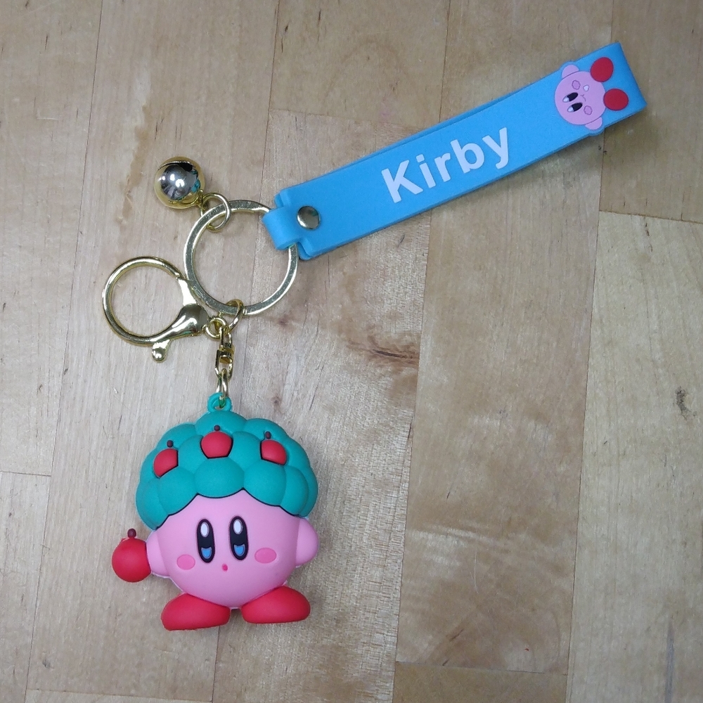 Kirby With Apples 3D Keychain